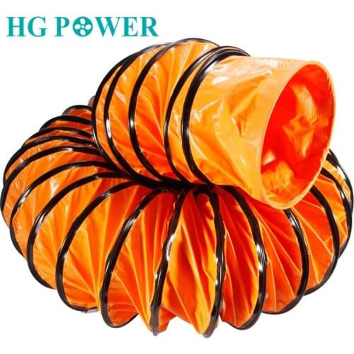 5M Flexible PVC Ducting Hose Fresh Air System Ventilation Pipe Tunnel Warehouse Mine Construction Ventilation Hose Exhaust Hose