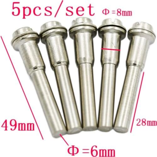5pcs 3.17mm 6mm High Speed Steel Shank 3.17mm 6mm Screw Mandrels For Dremel