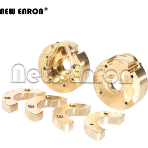 #8251 257g Heavy Brass Outer Portal Drive Housing Set for RC Crawler Car 1:10 Traxxas TRX4 TRX-4 TRX6 TRX-6 Upgrade Parts