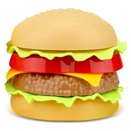 Children Simulation Food Hamburger Hotdog French Fries Kitchen Toy Pretend Play Miniature Snack Burger Educational Toys For Kid