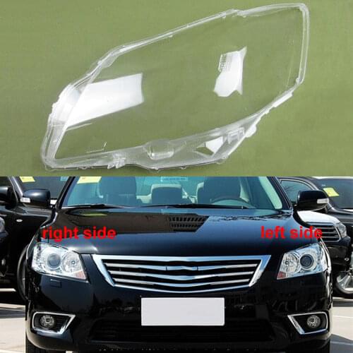 For Toyota Camry 2009 2010 2011 155/154 Front Headlight Cover Transparent Lampshade Headlight Shell Lampshade Lamp Shell Lens