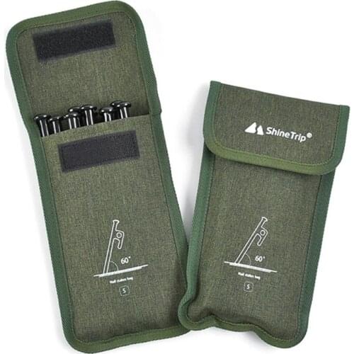 H4GF Oxford Cloth Tent Pegs Storage Bags Storage Bag Camping Canopies Stake Bag Camping Trip Hiking Gardening Outdoor