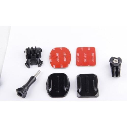 Lat Curved Adhesive Tripod Mount Buckle for xiaomi yi S&ny action cam AS15 AS30 AS100V Rollei Basic Accessories