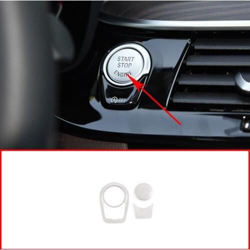 For BMW 12 3 4 Series 3 Series GT F20 F21 F45 F46 F30 F31 F34 F32 F33 F36 Car Start Stop Switch Button Cover Trim Accessories