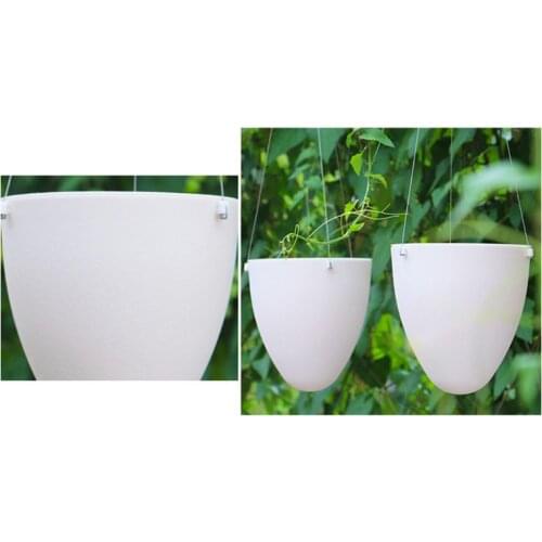 Watering Flower Pot Container, Hanging Planter with Chain 667A