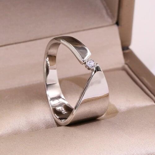 Fashion Ring Silver 925 Finger Rings for Women New Geometric Rings Stackable Statement Ring Party Birthday Gifts anel prata 925