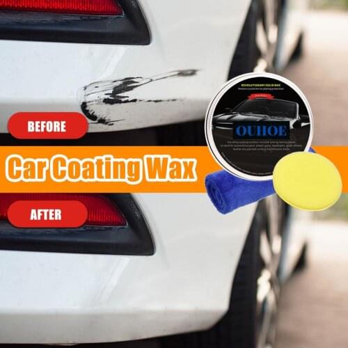 50/120g Car Wax Crystal Plating Set Hard Glossy Wax Layer Cover Paint Surface Coating Formula Waterproof Film Car Polish Agent