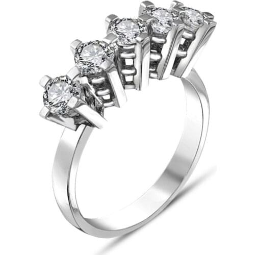 Original Swarovski Diamond Model Dibs 925 Silver Ring