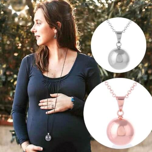 Harmony Ball Necklace Brilliant Pregnancy Chime Bola Pendant Necklace Mother R2LE