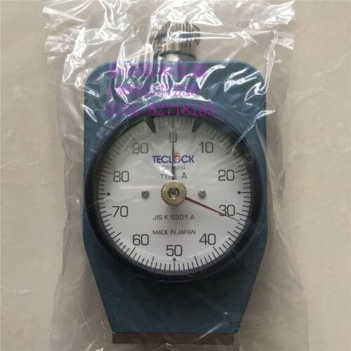 Authentic Japanese Teclock Dele Rubber Hardness Meter GS-706G Type a Double Pointer Shore Durometer