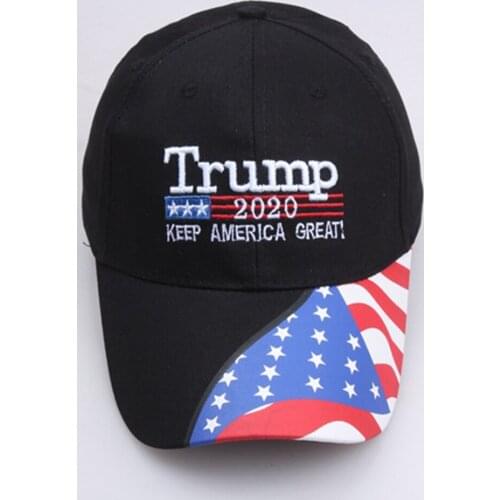 Hot Men Women Camouflage Baseball Hat Visor Trump 2020 MAGA Camo Embroidered Hat Keep Make America Great Again Cap US Stock