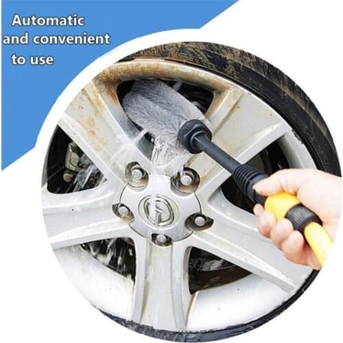 Car Truck Motorcycle Bike Wheel Tire Rim Scrub Brush Washing Tool Hot High Density Good Elasticity Black Brush