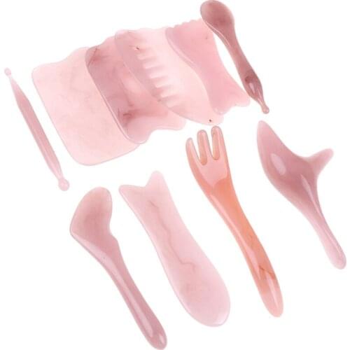 Synthetic Resin GuaSha Facial SPA Massage GuaSha Board Body Massager China Traditional Scraping Healing Hot