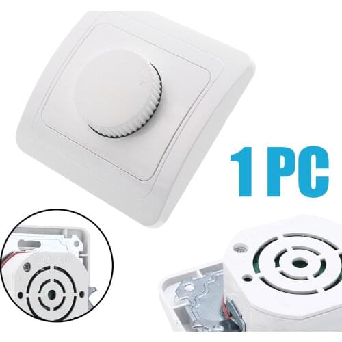 220-240V LED Dimmer Switch Lighting Dimmers Controller Rotary Knob Home DIY Wall Mounted Lighting Brightness Switch
