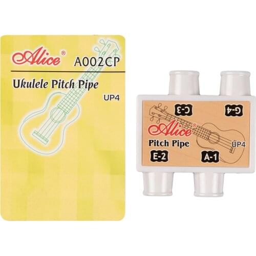 NAOMI Alice A002CP Ukulele Pitch Pipe 4 Holes Plastic Pitch Pipe Traditional Classic Pitch Pipe