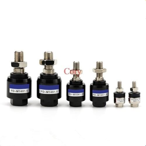 1PC universal joint/gimbal joint/cardan joint floating terminals for pneumatic cylinder FD1004 M4*0.7 M5*0.8 M8 M10 M12 M16 M20