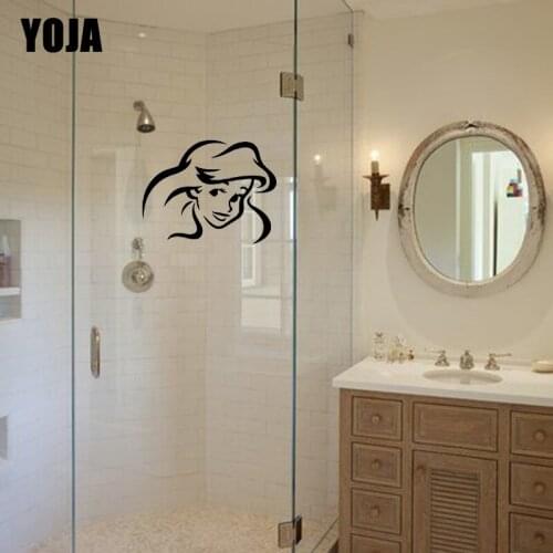YOJA 22x28CM Childrens Room Decoration Applique Bathroom Glass Wall Stickers G2-0074