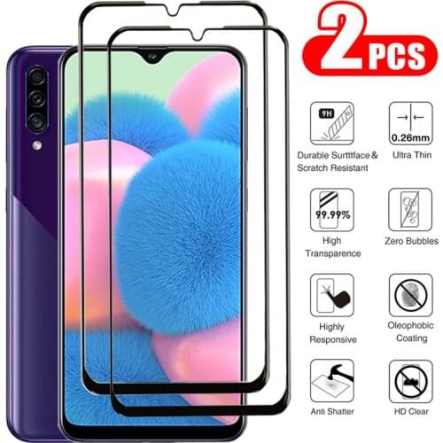 2PCS Tempered Glass for Samsung A51 A71 A30 A70 A50 A20 A40 A10 A20E A60 A21 A31S Protector for Samsung Galaxy A30S A50 glass