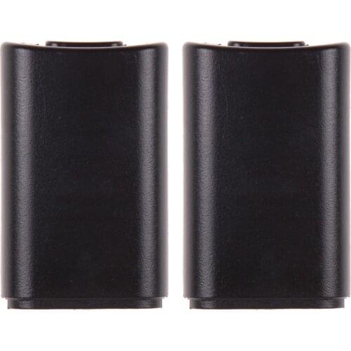 2Pcs/Set Battery Back Cover Pack Replacement for Xbox 360 Wireless Controller Wireless Gamepad Universal Parts Accessories