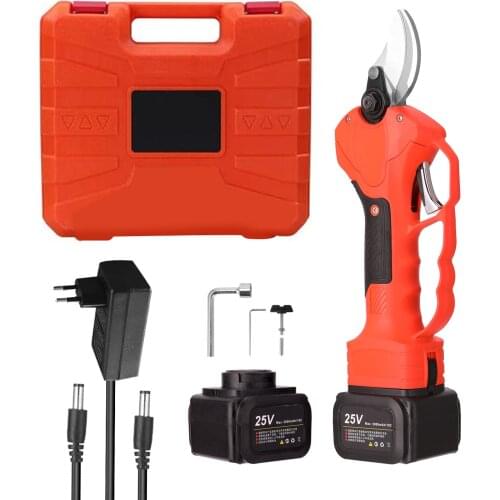 25V 600W Cordless Pruner Electric Pruning Shears 25-40mm Efficient Fruit Tree Bonsai Pruning Branches Cutter Landscaping Tool