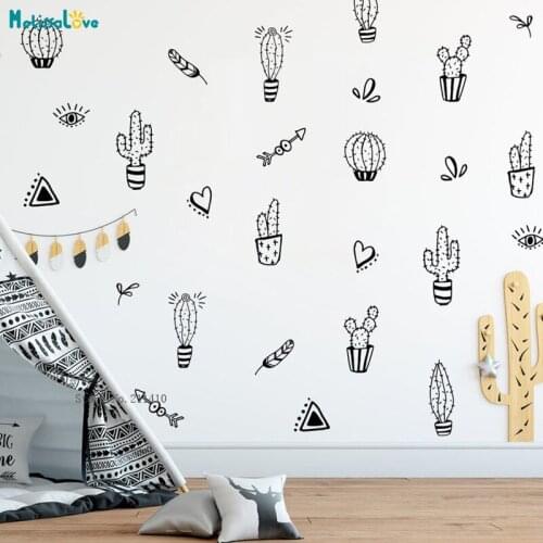 45pcs Idea Generator Office Walls Decals Supplies Business Process Home Decoration Kids Baby Room Removable Murals YT1555