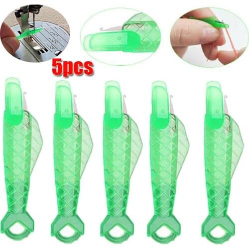 5pcs Auto sew Needle Threader Home Hand Machine Sewing Automatic Thread Device Quickly Auto Needle Threader DIY Sewing Tools