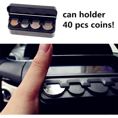 Car Coin Organizer Case Change Storage Container for Opel Astra g/gtc/j/h Corsa Antara Meriva Zafira Insignia Mokka KX3 KX5