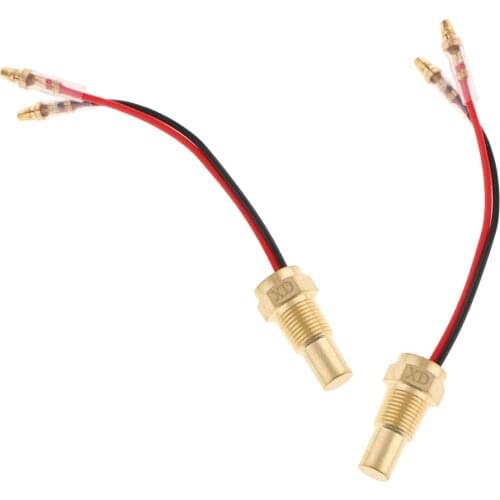 2 Pieces Gauge/Meter Exhaust Temperature Sensor Temp 1/8 Thread Replacement