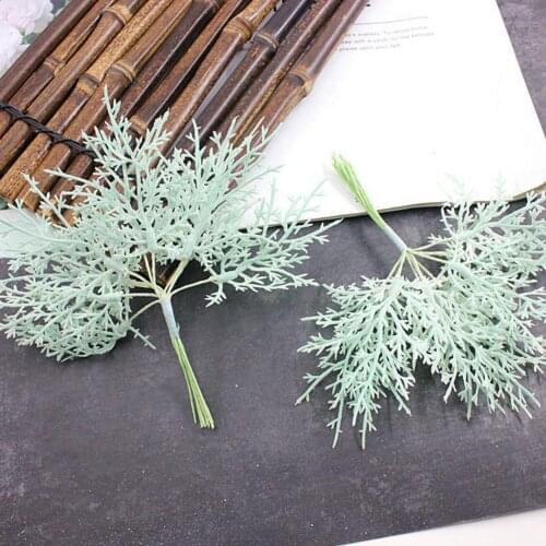 Eco-friendly 1 Bouquet Sturdy Portable Acorns Leaf Artificial Stimulation Plant Plastic Fake Flower Decorative for Home