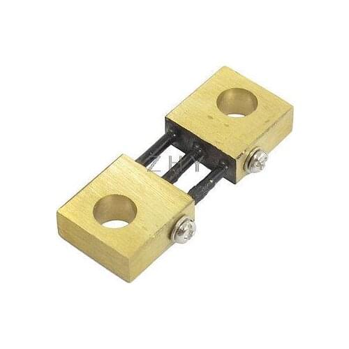 FC-1 200A Current 75mV Voltage Gold Tone Metal Splitter