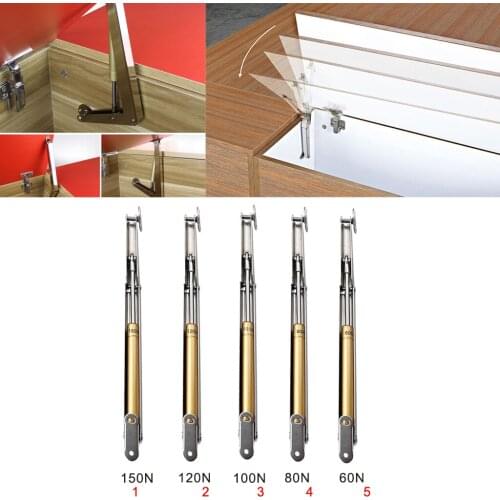 1Pcs 60N-150N Hydraulic Gas Strut Lift Support Cabinet Hinge Kitchen Cupboard Door