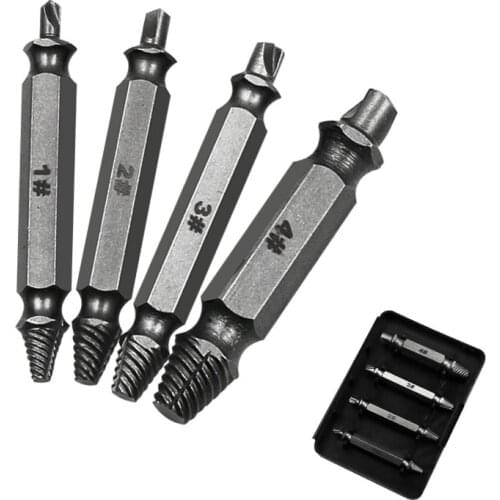 1box Screw Remover Damaged Screwdriver Broken Bolt Screw Remover Screw Drill Out Damaged Screw Extractor Out Remover Handymen