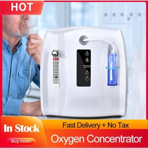 AUPORO Oxygen Concentrator 1-6L/min Adjustable Medical Oxygen Generator Machine AC110V AC220V in Stock