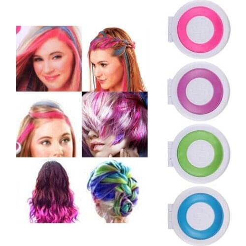 Hair Chalk Powder Pigmented Hair Chalk Powder Easily Operate Mini Hair Color Temporary Paint Beauty Pastels Makeup Accessories