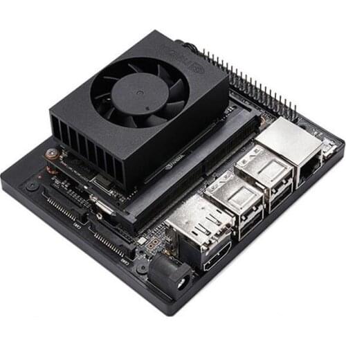NVIDIA Jetson Xavier NX Developer Kit Small AI Supercomputer for Edge Computing with Cooling Fan and Power Supply