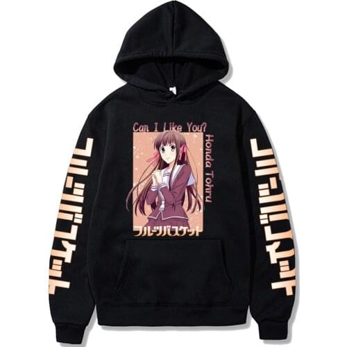 Fruits Basket Manga Funny Honda Tohru Print Loog Sleeve Casual Woemn Fashion Autumn Hoodie Sweatshirt