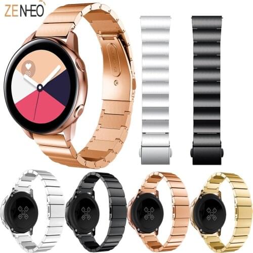 New Stainless Steel bands 20mm For Samsung Galaxy Active watch Bracelet wristband accessory For Samsung Gear S2 watch Strap