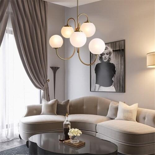 Modern and Simple Wrought Iron LED Indoor Chandelier High-end Hotel Lobby Guest Room Living Room Dining Room Decorative Lighting