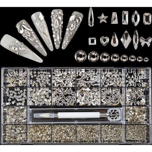 Swarovsky Nail Rhinestone Flatback Crystal Stones DIY Decorations Manicure Diamond For Nail Rhinestone