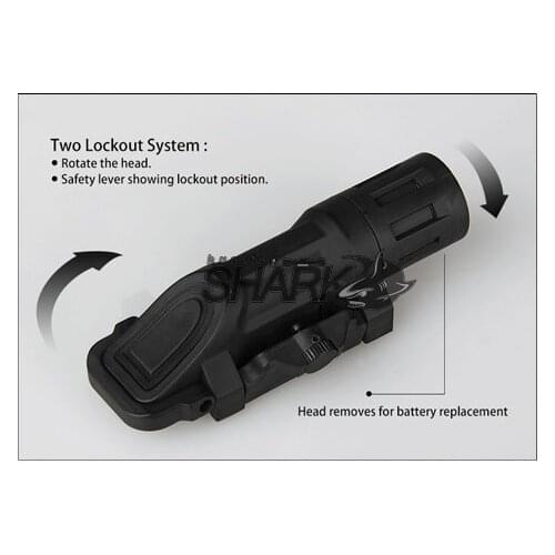 Tactical White LED Multifunction Mounted Light For Hunting Shooting Paintball Accessory HS15-0072