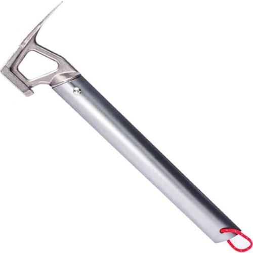 Outdoor Camping Tent Peg Hammer Mountaineering Hiking Stainless Steel Nail Puller Accessories Climbing Tool