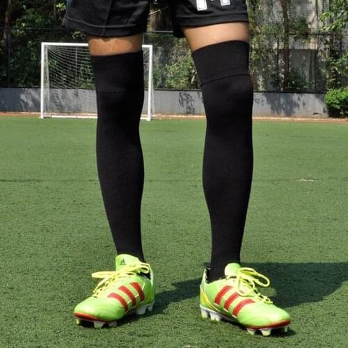 Outdoor High quality Professional Brand Soccer Socks Adult football Long Stockings Candy Color Over Knee High Socks Compression
