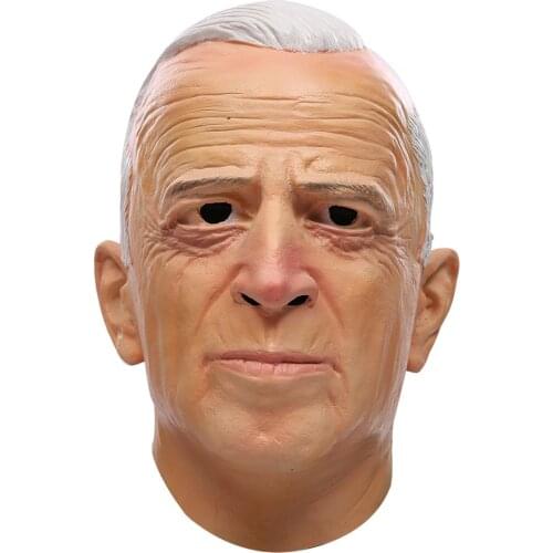 In the stock Anime cosplay Biden Mask Cosplay Latex Masks Helmet Masquerade Halloween Party Costume Props mask