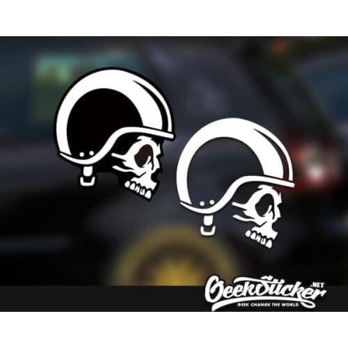 Skull Knight Waterproof Rreflective Universal Car Body Sticker Vinyl Warning Motorcycle 3D Reflective Decal Decoration Sticker