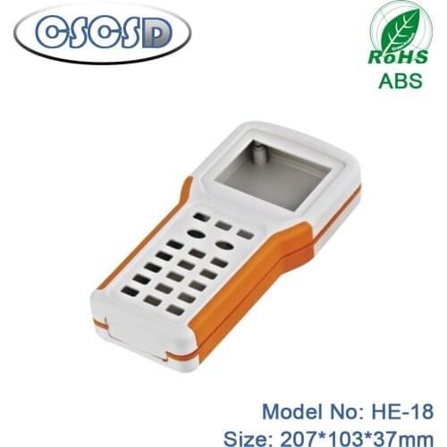 1pcs 207*103*37mm abs enclosure remote standard handheld enclosure abs plastic box handheld electronics enclosure abs