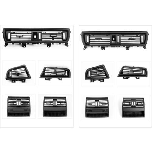1Pc Air Grille Interior Air Vent ABS Black Air Conditioning Outlet Panel for 5 Series F10 F11 F18 Accessories