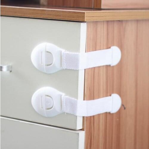 1000pcs Baby Safety Cabinet Locks Children Wardrobe Drawers Lock Baby Security Proof Child Cabinet Lock SN3765