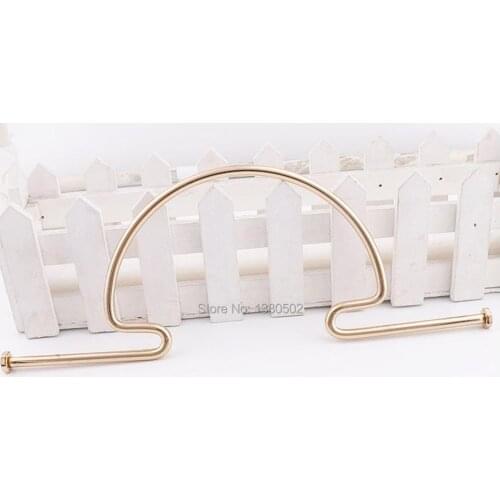 2pcs/lot metal Gold Color Purse Handle Bag Handle Bag frame Diy Handmade Accessories