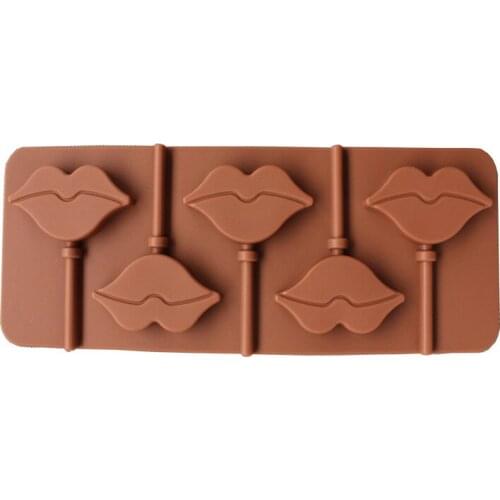 3D kiss lips soap mold cooking tools fondant baking Cake Sugar chcolate Shaped Silicone Craft Tray candy mold