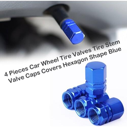 4PCS Car Air Cove Levert Car Tire Valve -in Aluminum Theftproof Wheel Tires Valves Tyre
